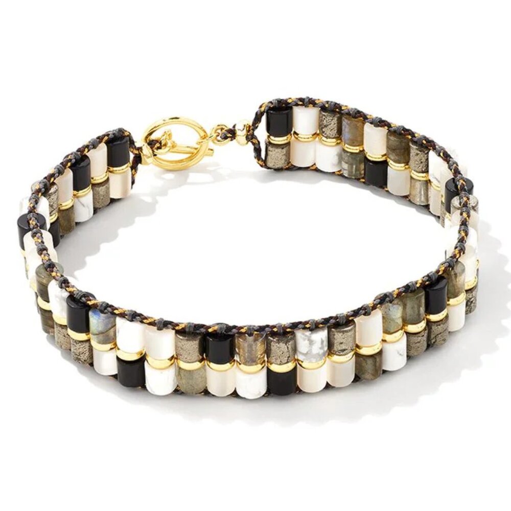Kendra Scott Bree Beaded 14k Stretch Bracelet/NWT